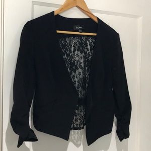 Black Lace Blazer